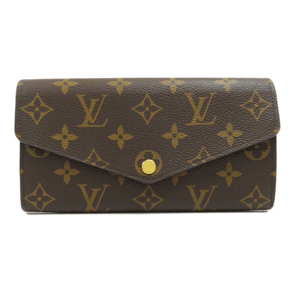 Louis Vuitton Portefeuille Sarah Monogram Canvas Long Wallet